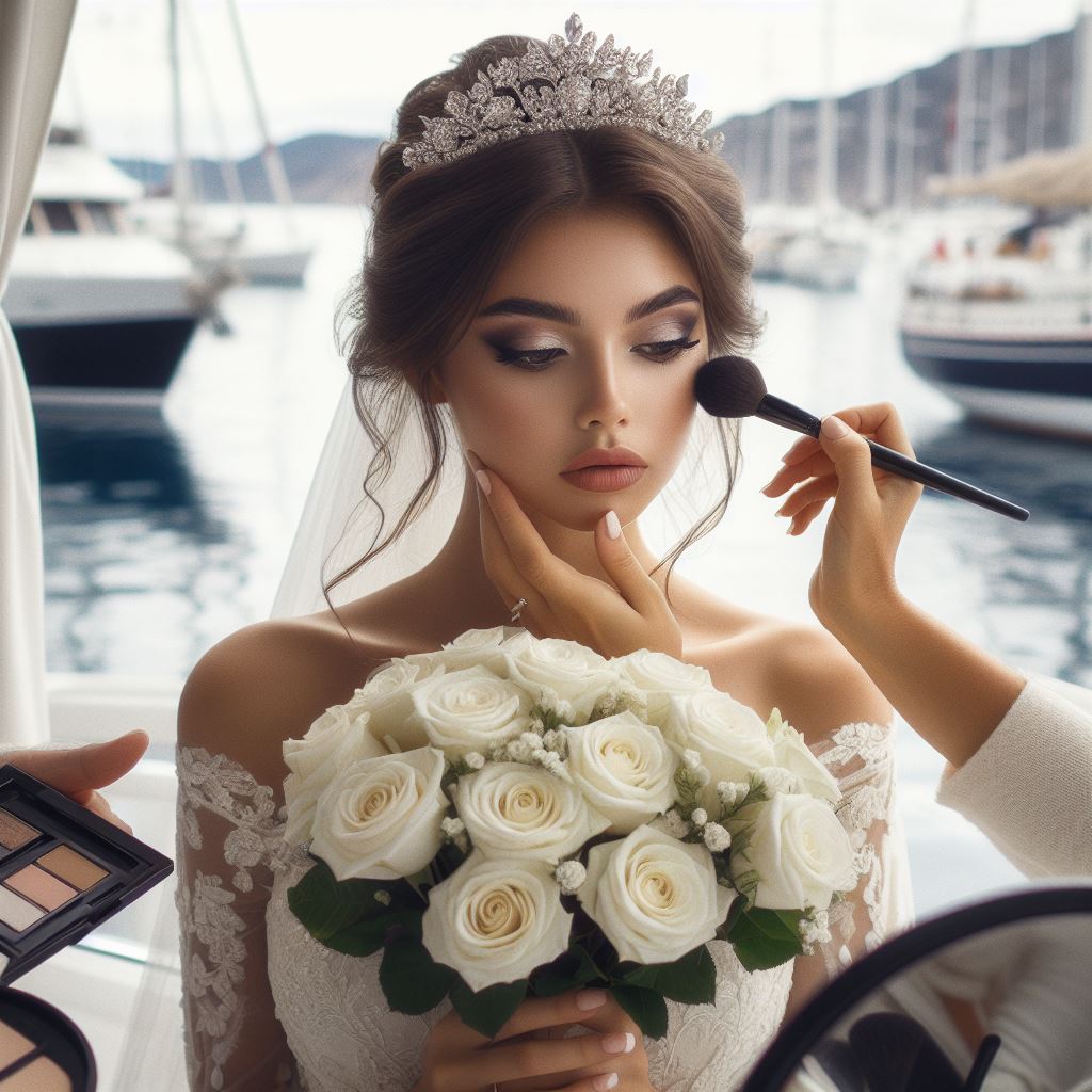 نحوه استفاده از میکاپ خلیجی برای عروس