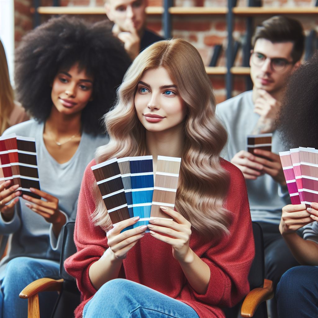 نحوه انتخاب بهترین رنگ مو و آشنایی با آن